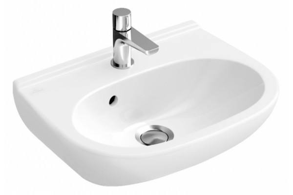 Раковина Villeroy & Boch O'Novo 5360 5001 alpin полукруглая, цвет белый