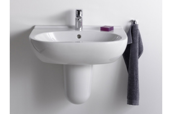 Раковина Villeroy & Boch O цвет белый, полукруглая, с переливом