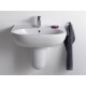 Раковина Villeroy & Boch O цвет белый, полукруглая, с переливом