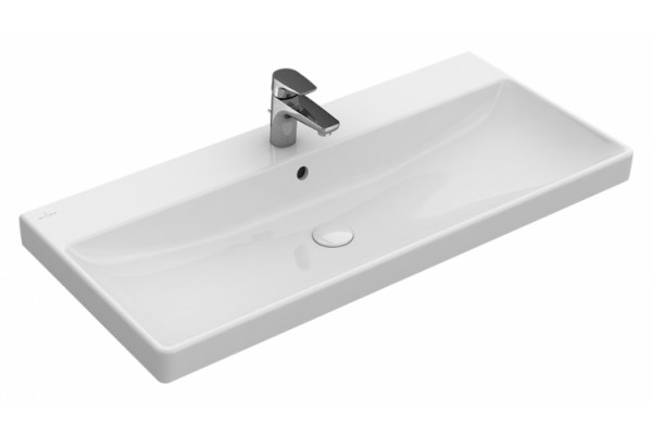 Раковина Villeroy & Boch Avento 4156 8001 alpin цвет белый, прямоугольная