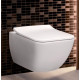 Унитаз подвесной Villeroy & Boch Venticello 4611RSR1 безободковый, Ceramicplus, белый, прямоугольный, 37.5x56 см