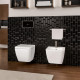 Биде подвесное Villeroy & Boch Finion 446500R1 alpin, Ceramicplus, цвет белый, прямоугольное, 37.5x56 см