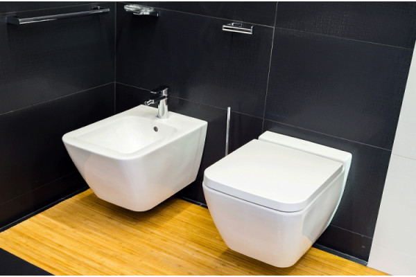 Биде подвесное Villeroy & Boch Finion 446500R1 alpin, Ceramicplus, цвет белый, прямоугольное, 37.5x56 см