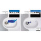Биде подвесное Villeroy & Boch Finion 446500R1 alpin, Ceramicplus, цвет белый, прямоугольное, 37.5x56 см