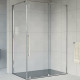 Душевой уголок Vincea Arno VSR-1A1013CL 130х100х200 профиль хром, стекло прозрачное , прямоугольный, двери раздвижные