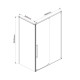 Душевой уголок Vincea Arno VSR-1A8014CL 140х80х200 профиль хром, стекло прозрачное , прямоугольный, двери раздвижные