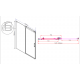 Душевая дверь Vincea Como VPS-1C150CL 150x195 профиль хром, стекло прозрачное, раздвижная