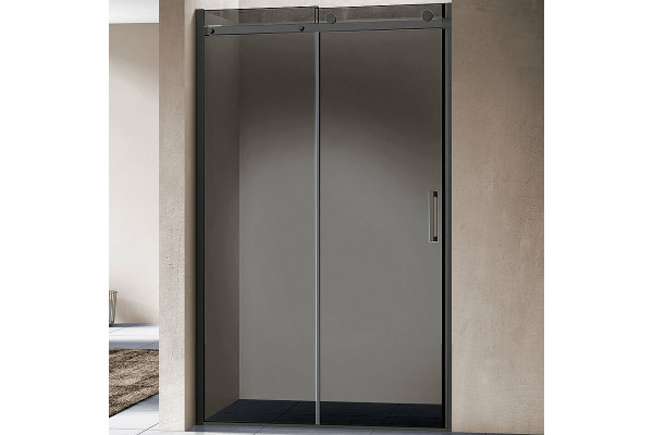 Душевая дверь Vincea ComoVPS-1C120CGB 120x195 профиль чёрный, стекло тонированное , раздвижная