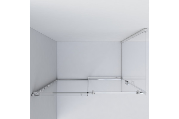 Душевой уголок Vincea Como VSR-1C9013CL 130х90х195 профиль хром, стекло прозрачное, прямоугольный, двери раздвижные