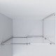 Душевой уголок Vincea Como VSR-1C9013CL 130х90х195 профиль хром, стекло прозрачное, прямоугольный, двери раздвижные