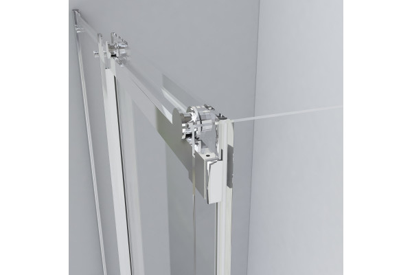 Душевой уголок Vincea Como VSR-1C9013CL 130х90х195 профиль хром, стекло прозрачное, прямоугольный, двери раздвижные
