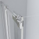 Душевой уголок Vincea Como VSR-1C9013CL 130х90х195 профиль хром, стекло прозрачное, прямоугольный, двери раздвижные