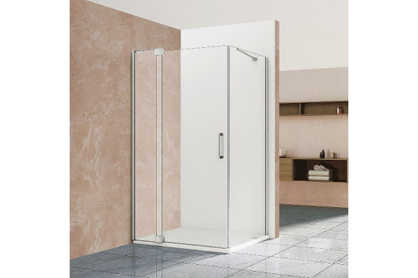 Душевой уголок Vincea Extra VSR-1E101110CL 110х100х200 профиль хром, стекло прозрачное, прямоугольный, двери распашные