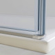 Душевой уголок Vincea Extra VSR-1E101110CL 110х100х200 профиль хром, стекло прозрачное, прямоугольный, двери распашные