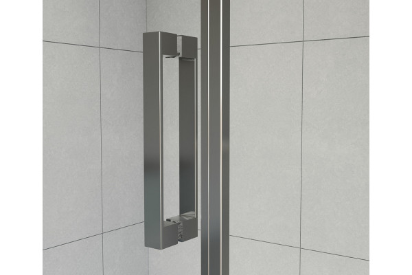 Душевая дверь Vincea Flex VDP-1F900CG 90х200 профиль хром, стекло тонированное, распашная