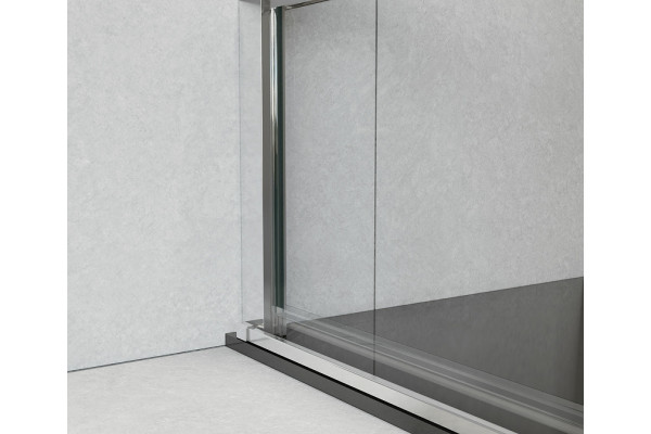 Душевая дверь Vincea Flex VDP-1F900CGB 90х200 профиль чёрный, стекло тонированное, распашная