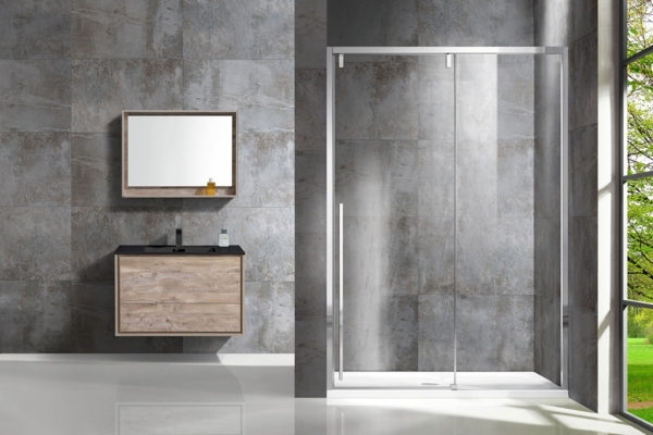 Душевая дверь Vincea Lugano VDS-1L140CL-1 140x195 профиль хром, стекло прозрачное, раздвижная