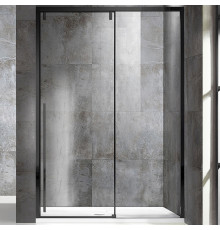 Душевая дверь Vincea Lugano VDS-1L120CLB-1 120x195 профиль чёрный, стекло прозрачное, раздвижная