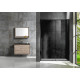 Душевая дверь Vincea Lugano VDS-1L120CGB-1 120x195 профиль чёрный, стекло тонированное, раздвижная