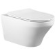 Унитаз Vincea Edge-M Rimless VT1-37 подвесной с сиденьем Микролифт, белый, овальный, 36.5x55.5 см