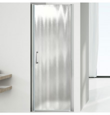 Душевая дверь Vincea Orta VPP-1O800CH-L 80x190 профиль хром, стекло рифленое, распашная, левая