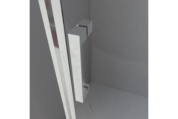 Душевая дверь Vincea Orta VPP-1O800CH-L 80x190 профиль хром, стекло рифленое, распашная, левая