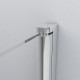 Душевая дверь Vincea Orta VPP-1O800CH-L 80x190 профиль хром, стекло рифленое, распашная, левая