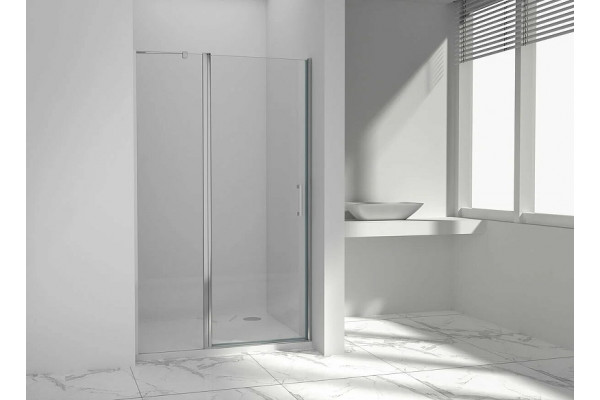 Душевая дверь Vincea Orta VPP-1O100CL 100x190 профиль хром, стекло прозрачное, распашная