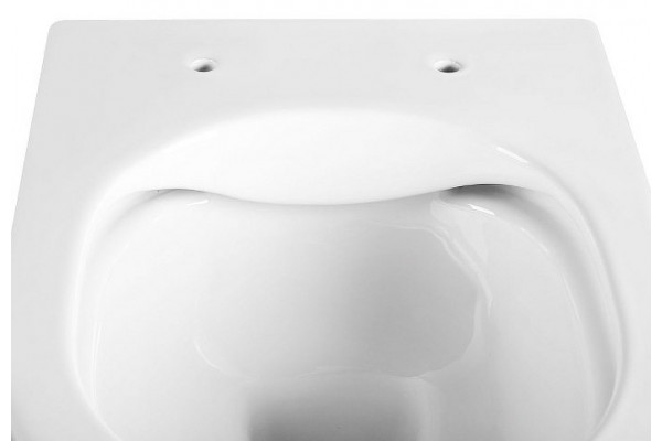 Унитаз Vincea Evo Rimless VT1-34S подвесной с сиденьем Микролифт, белый, овальный, 37x49 см