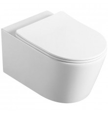 Унитаз Vincea Cute VT1-24 подвесной Белый с сиденьем Микролифт, белый, овальный, 36x53.5 см