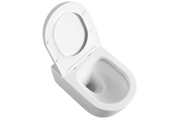 Унитаз Vincea Cute VT1-24 подвесной Белый с сиденьем Микролифт, белый, овальный, 36x53.5 см