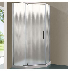 Душевой уголок Vincea Stresa VSP-1S900CH 90x90х195 профиль хром, стекло рифленое, двери распашные