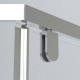 Душевой уголок Vincea Stresa VSP-1S100CLB 100x100х195 профиль чёрный, стекло прозрачное, двери распашные