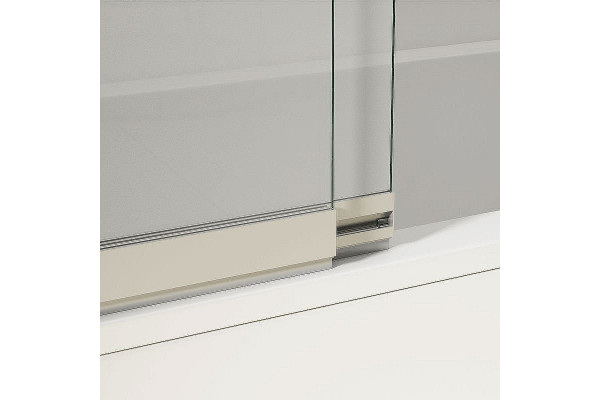 Шторка на ванну Vincea VSB VSB-1E100CL 100х145 профиль хром, стекло прозрачное, распашная