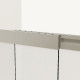 Шторка на ванну Vincea VSB VSB-1E100CL 100х145 профиль хром, стекло прозрачное, распашная