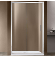 Душевая дверь Vincea Garda VDS-1G130CL 130x190 профиль хром, стекло прозрачное, раздвижная