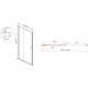 Душевая дверь Vincea Garda VDS-1G115CH 115x190 профиль хром, стекло рифленое, раздвижная