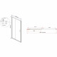 Душевая дверь Vincea Garda VDS-1G125CH 125x190 профиль хром, стекло рифленое, раздвижная
