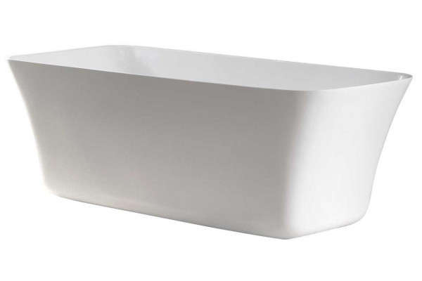 Ванна акриловая Vincea VBT-216, 160 x 75 x 55 см, слив-перелив в комплекте, белый, прямоугольная, отдельностоящая