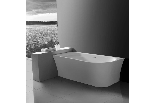 Ванна акриловая Vincea VBT-301-1500 R, 150 x 78 x 60 см, слив-перелив в комплекте, белый, прямоугольная, объем 310 л.