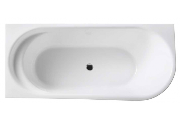 Ванна акриловая Vincea VBT-301-1700 R, 170 x 78 x 60 см, слив-перелив в комплекте, белый, прямоугольная, объем 365 л.