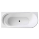 Ванна акриловая Vincea VBT-301-1700 R, 170 x 78 x 60 см, слив-перелив в комплекте, белый, прямоугольная, объем 365 л.