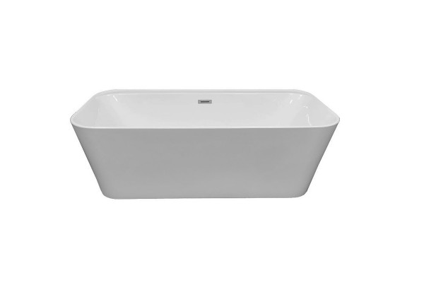 Ванна акриловая Vincea 170 x 80 x 58 см, слив-перелив в комплекте, белый, VBT-401-1700, прямоугольная, объем 310 л.