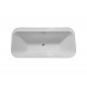Ванна акриловая Vincea 170 x 80 x 58 см, слив-перелив в комплекте, белый, VBT-401-1700, прямоугольная, объем 310 л.