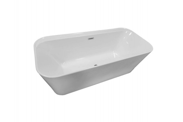 Ванна акриловая Vincea 170 x 80 x 58 см, слив-перелив в комплекте, белый, VBT-401-1700, прямоугольная, объем 310 л.