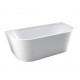 Ванна акриловая Vincea 170 x 80 x 58 см, слив-перелив в комплекте, белый, VBT-421-1700, прямоугольная, пристенная