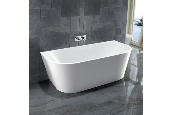 Ванна акриловая Vincea 170 x 80 x 58 см, слив-перелив в комплекте, белый, VBT-421-1700, прямоугольная, пристенная