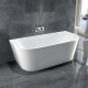Ванна акриловая Vincea 170 x 80 x 58 см, слив-перелив в комплекте, белый, VBT-421-1700, прямоугольная, пристенная