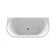 Ванна акриловая Vincea 180 x 80 x 58 см, слив-перелив в комплекте, белый, VBT-421-1800, прямоугольная, пристенная