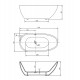 Ванна акриловая Vincea 170 x 80 x 60 см, слив-перелив в комплекте, белый, VBT-422-1700, овальная, отдельностоящая